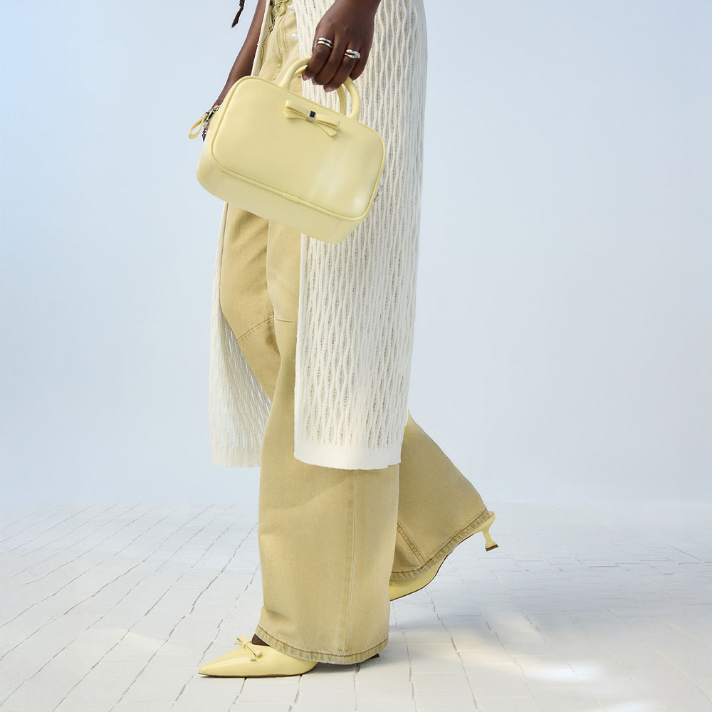 Haliey Women's Yellow Satchel